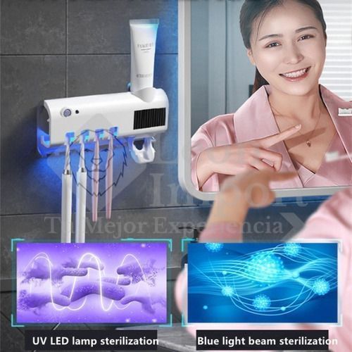 Esterilizador Cepillo De Dientes Porta Cepillos Dentales Uv-2