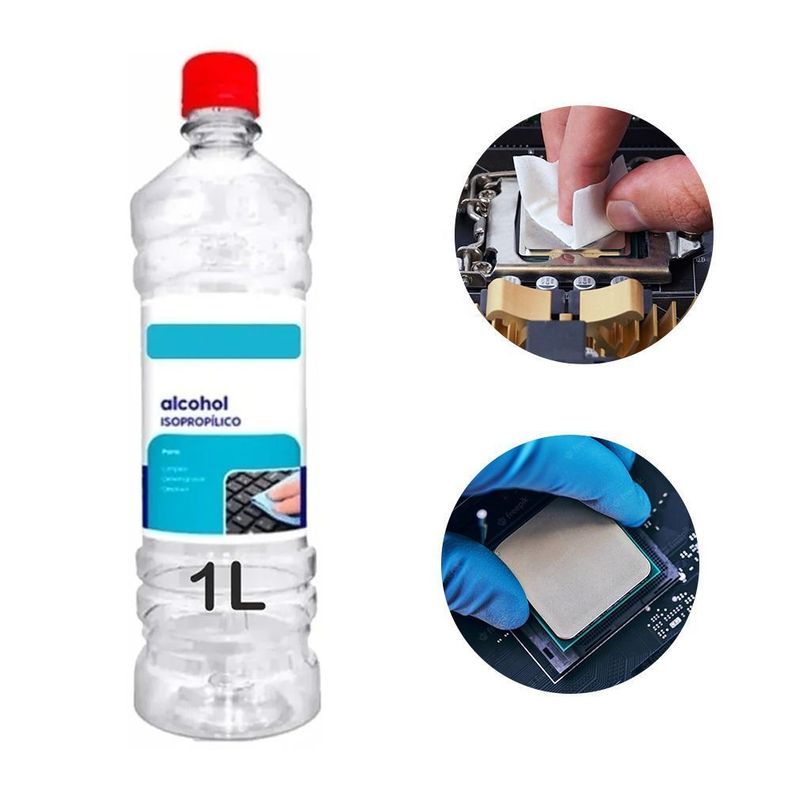 Kit Limpieza Pc Alcohol Isopropílico Y Pasta Térmica Calidad-1