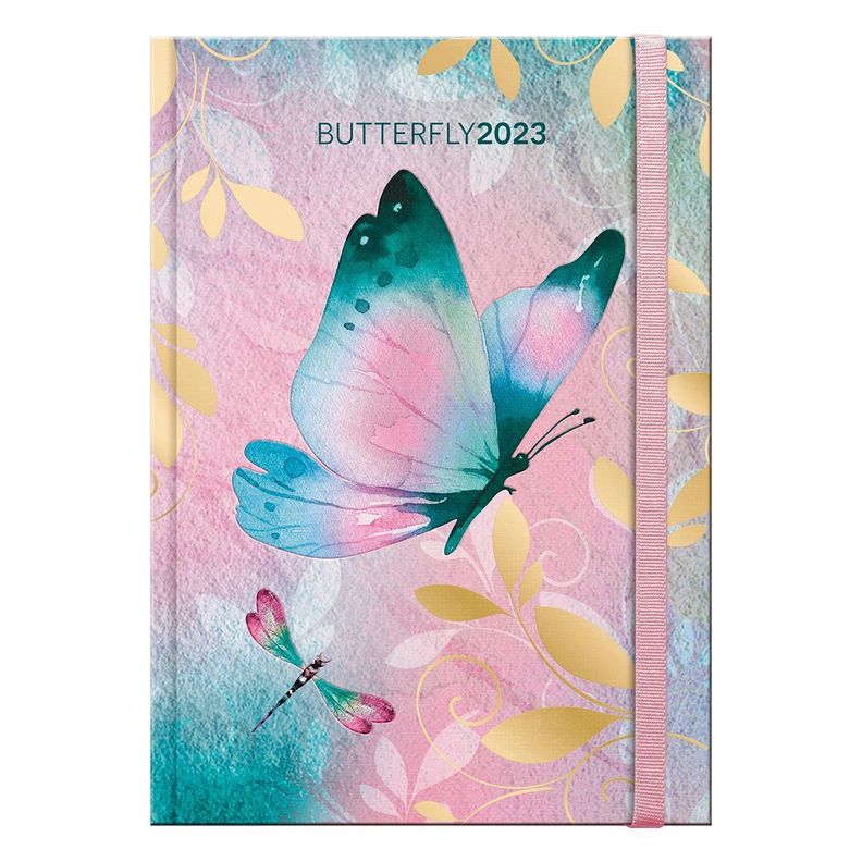 Agenda Butterflyes in Pink Dia x Pagina 2023-0