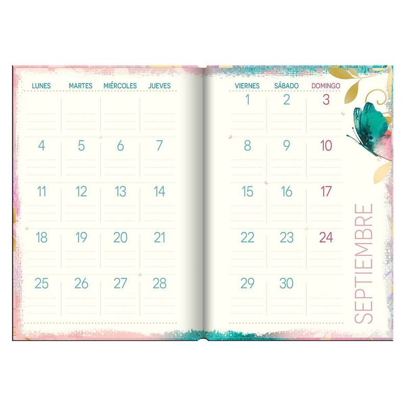 Agenda Butterflyes in Pink Dia x Pagina 2023-3