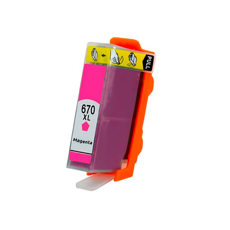 CARTRIDGE  670XL MAGENTA  PARA HP DESKJET 3525-0