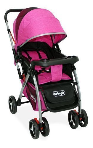 Coche Cuna Atlas Fucsia Bebeglo-0