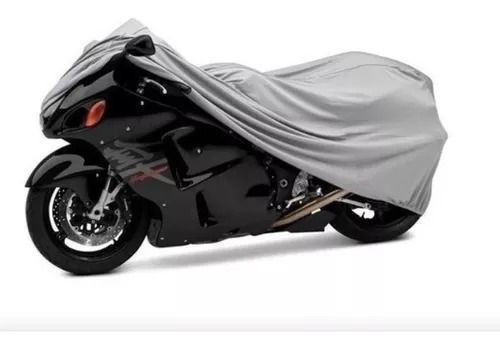 Carpa Funda Lona Cubre Moto Impermeable Resistente-0