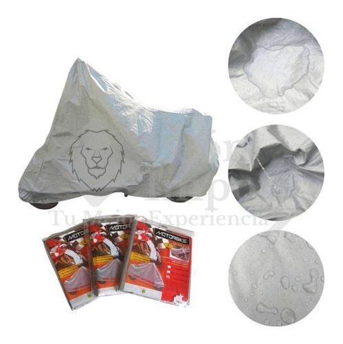 Carpa Funda Lona Cubre Moto Impermeable Resistente-4