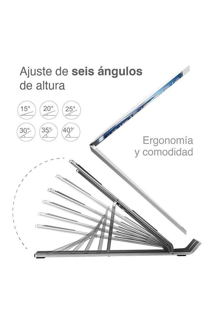 Soporte para Notebook Plegable Altura Ajustable-5