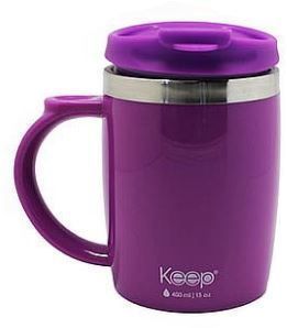 MUG TERMO COLORES 400ML KEEP violeta-0