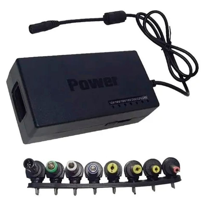 Cargador Universal Notebook 96w - 12 A 24 V - 8 Conectores-0