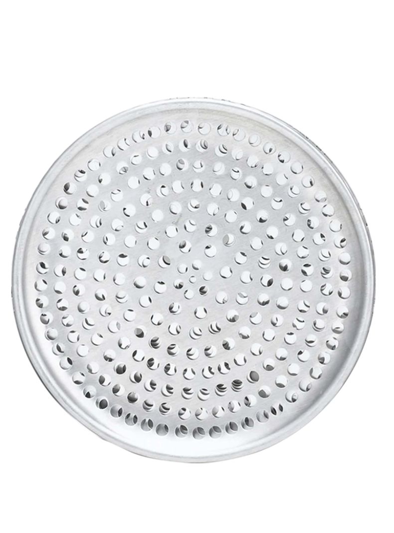 Bandeja de Pizza aluminio con ranuras diámetro 30 cms-0