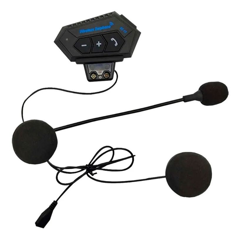 Audifonos Manos Libres Bluetooth 4.0 Para Casco Motocicleta-0