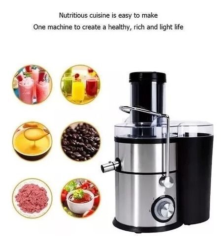 Extractor De Jugo 4 En 1 Licuadora Procesador De Alimentos-5