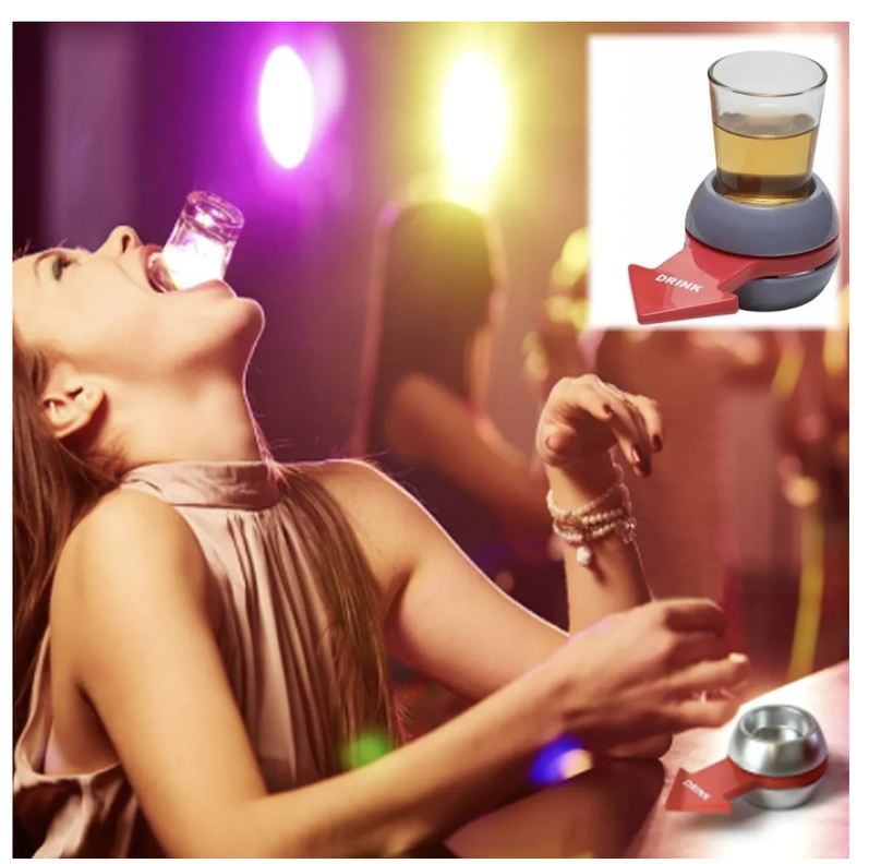 Vaso Ruleta Shots , Juego De Mesa Spin Shot Bar Licor Trago Chupito-6