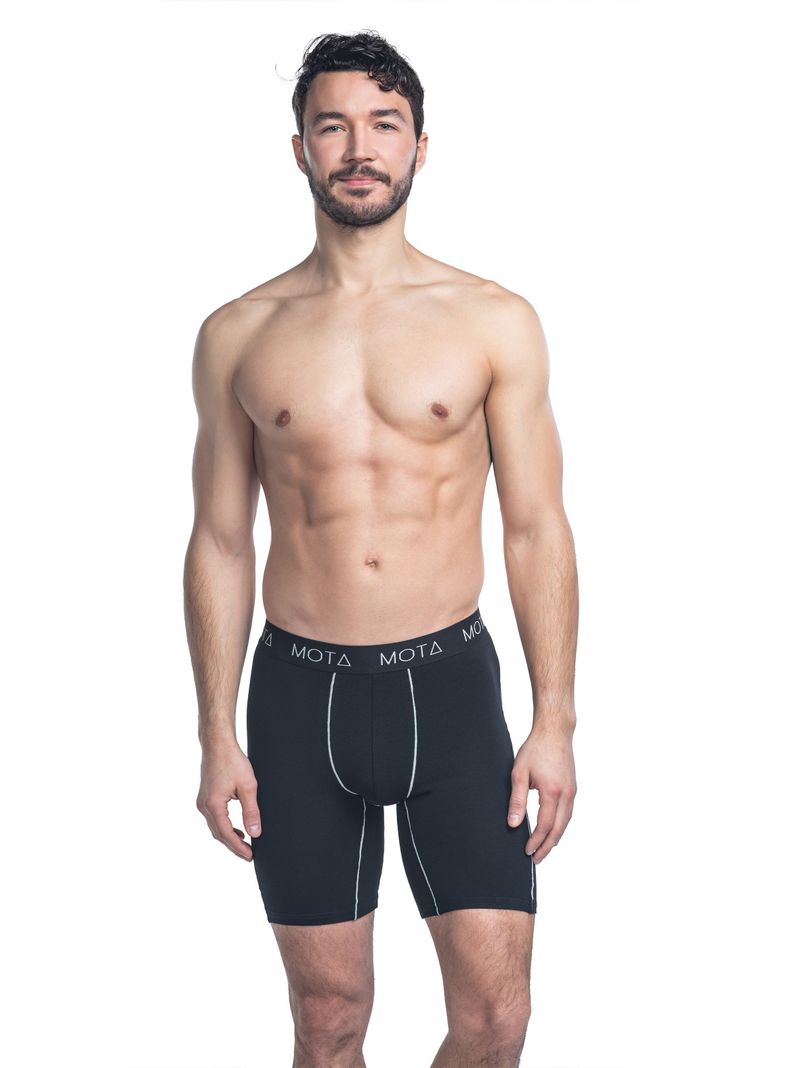 BOXER LARGO DEPORTIVO ALGODON PACK2 -2