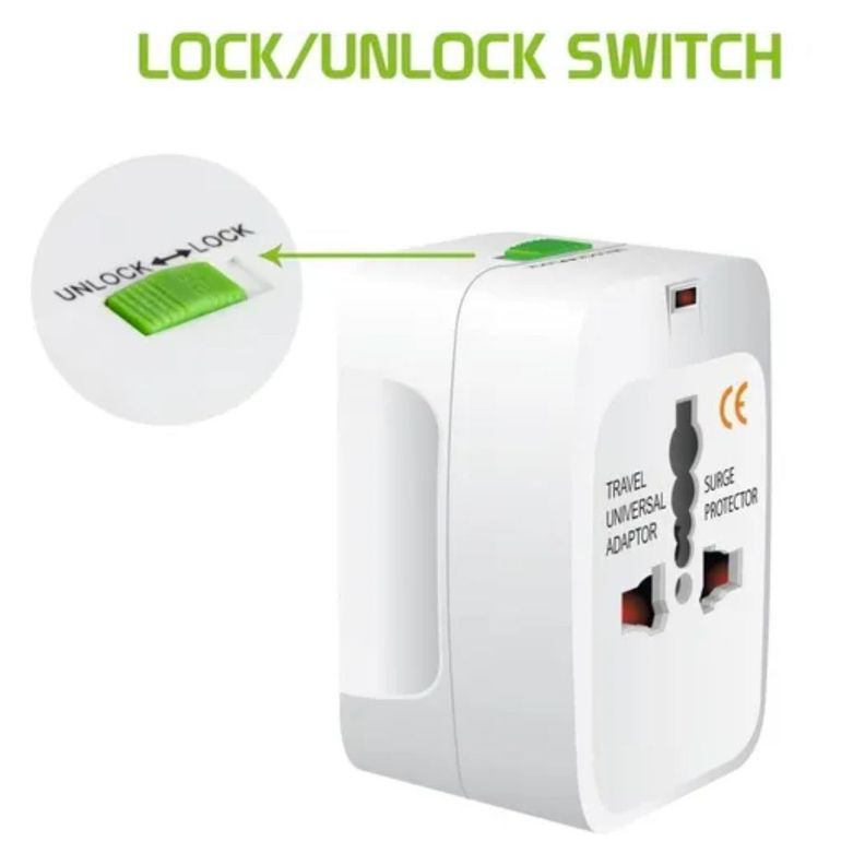 Adaptador De Enchufe Conector Universal Para Viajes-4