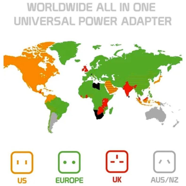Adaptador De Enchufe Conector Universal Para Viajes-3