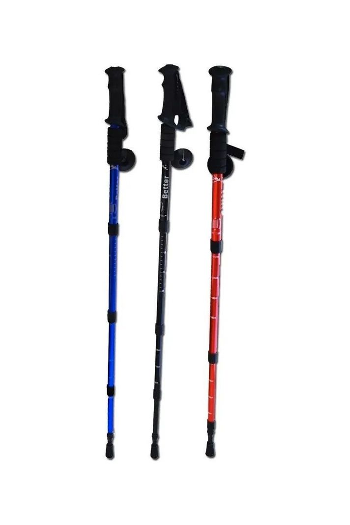 Pack 2 Bastónes Trekking Senderismo 3 Tramos Mango Antishock-2