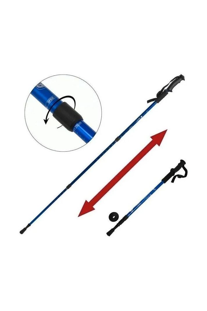 Pack 2 Bastónes Trekking Senderismo 3 Tramos Mango Antishock-3