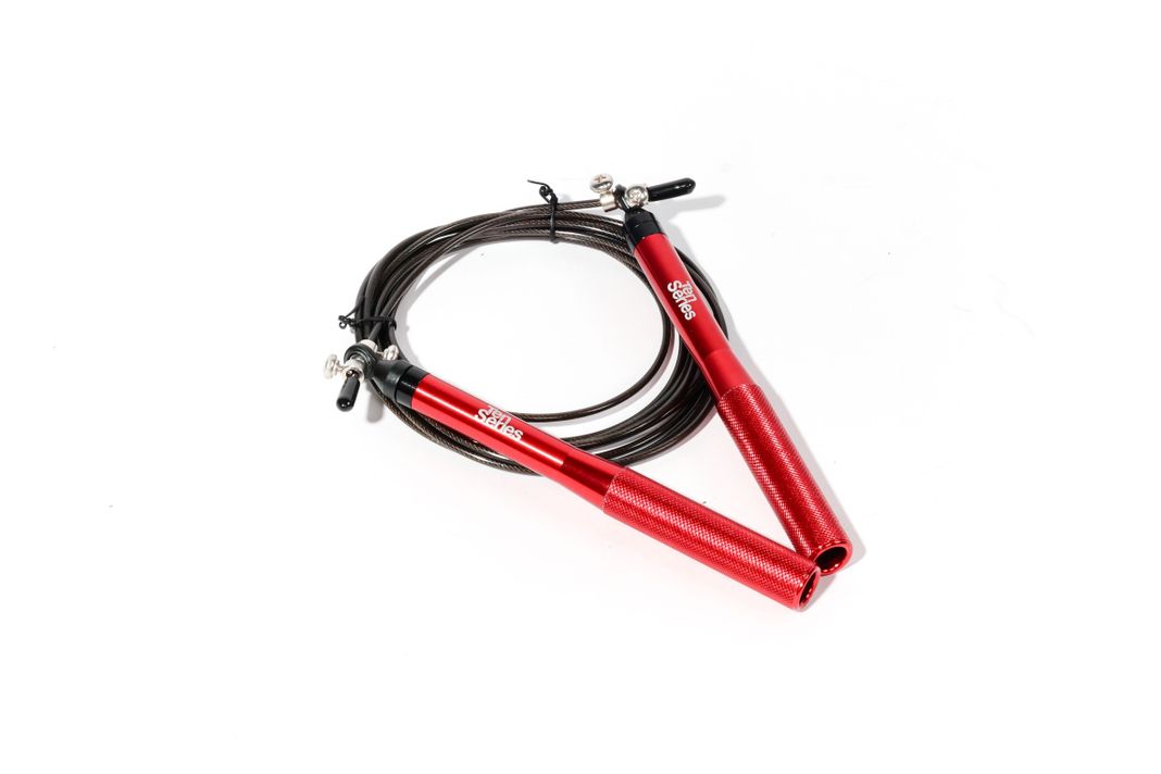 CUERDA ALUMINIO PARA SALTAR ROJA JUMPING ROPE-0