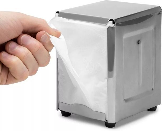 Dispensador Servilleta Servilletero Acero Inoxidable-0