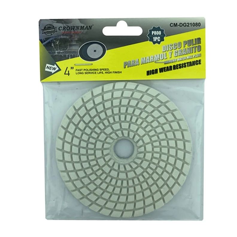 Disco Lija Para Pulir Marmol Granito 4 PulG G: 800-1