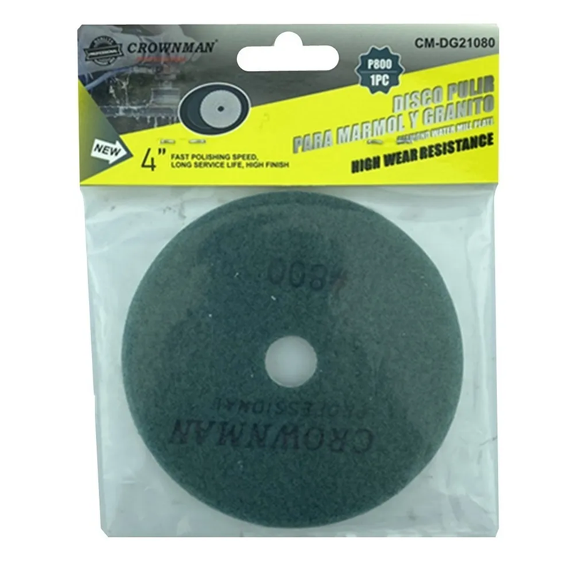 Disco Lija Para Pulir Marmol Granito 4 PulG G: 800-0