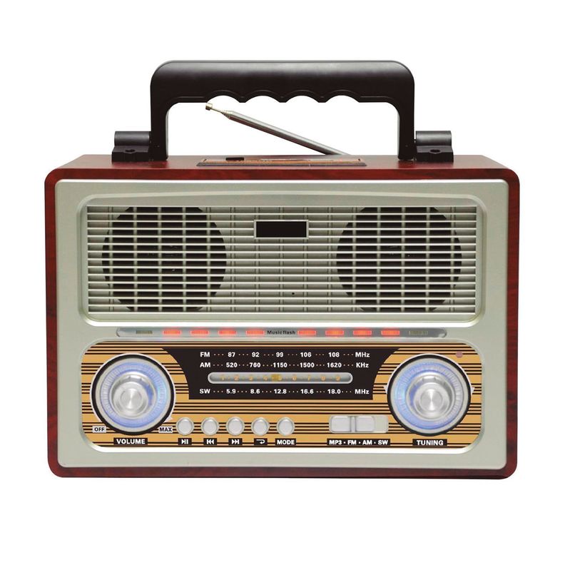Radio Retro Bluetooth AM FM Grabadora Audiopro-0