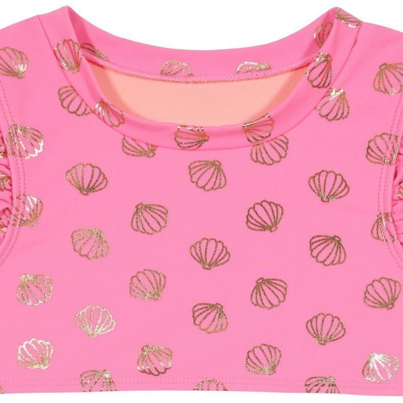 Traje de Baño Bikini UV30+ para Niña Coral-2