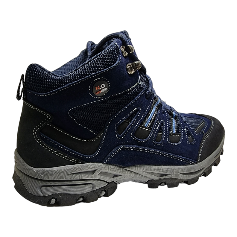 Zapatilla Caña Hombre Natgeo Azul / Gris-4