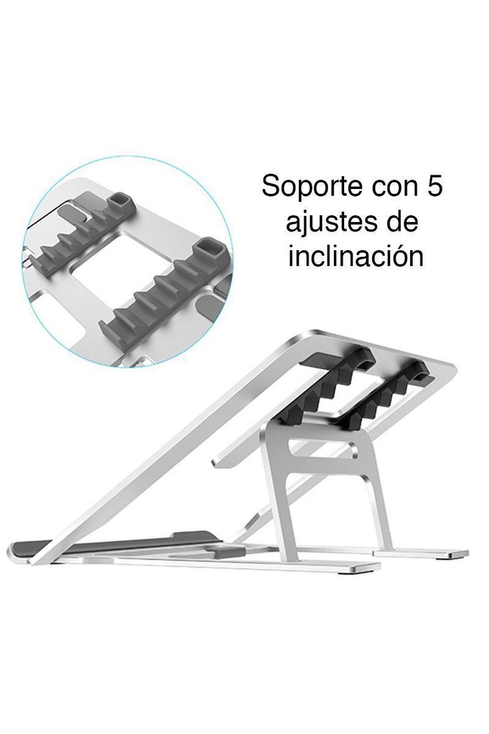 Soporte Notebook Macbook Aluminio Plegable NW-A15-1