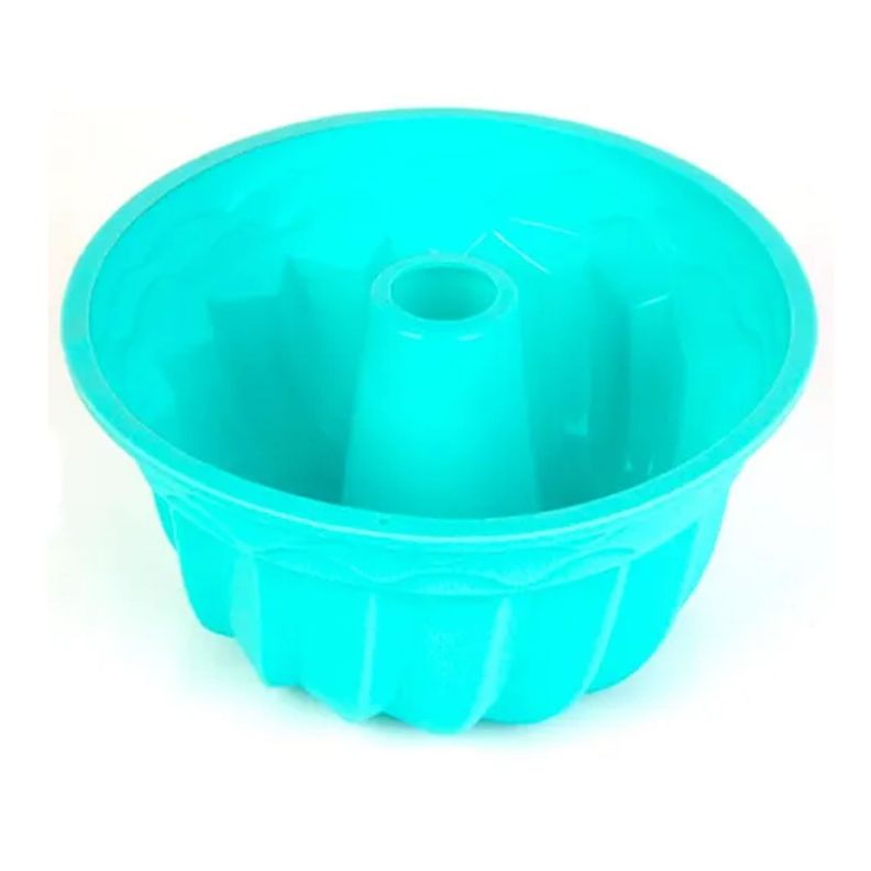 Molde Queque De Silicona  23cm Ideal Horno ricos postres-0