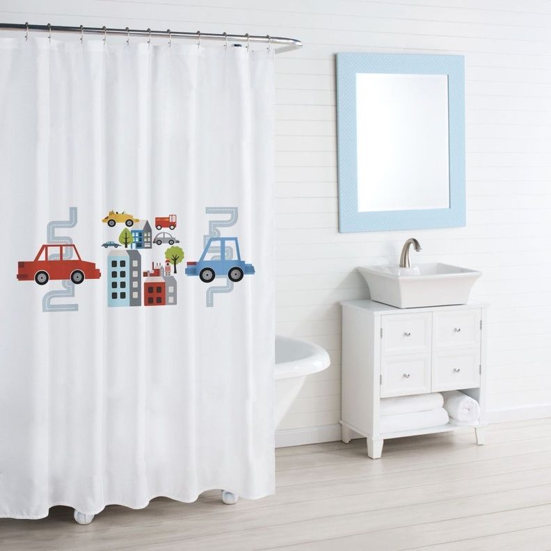 Cortina de Baño Autos-1