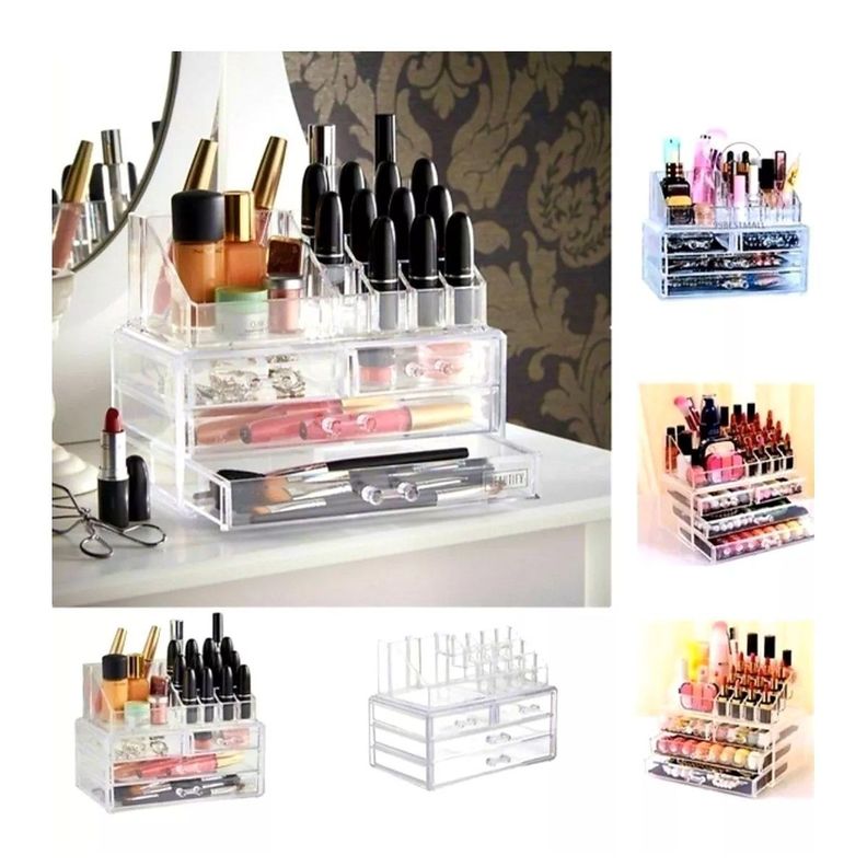Organizador De Maquillaje Cosmetiquero Joyero Acrilico-3