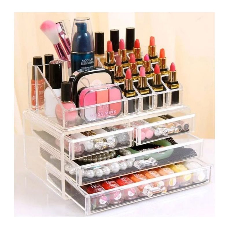 Organizador De Maquillaje Cosmetiquero Joyero Acrilico-4