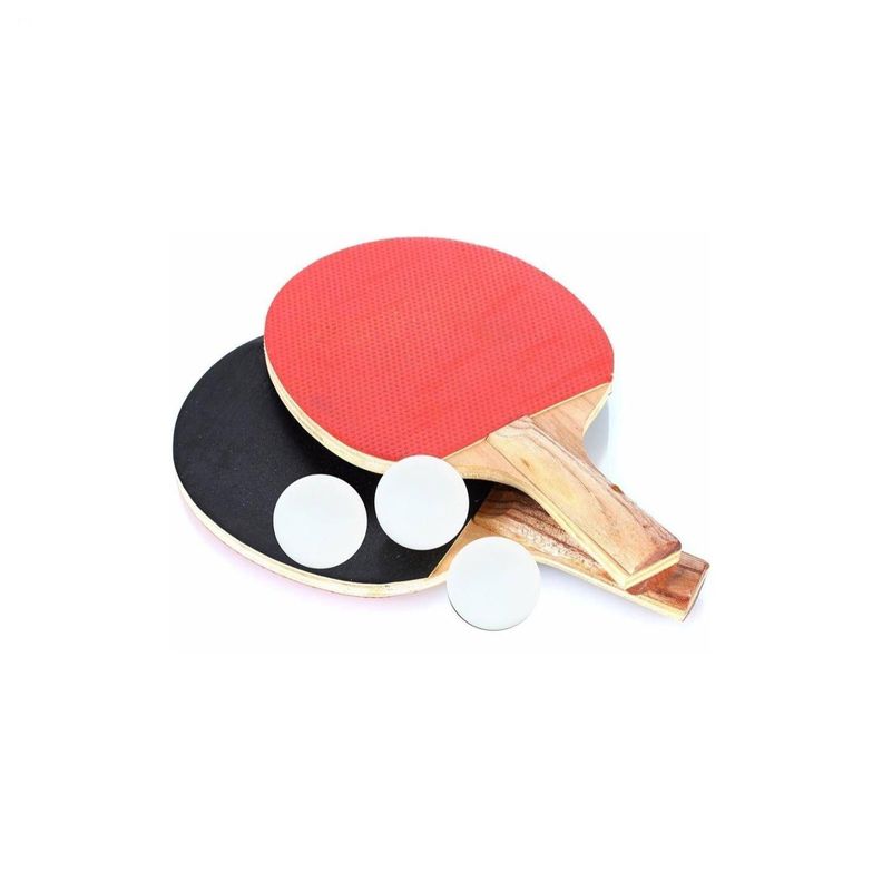 Set 2 Paletas Ping Pong Estuche + 3 Pelotas - Puntostore-0