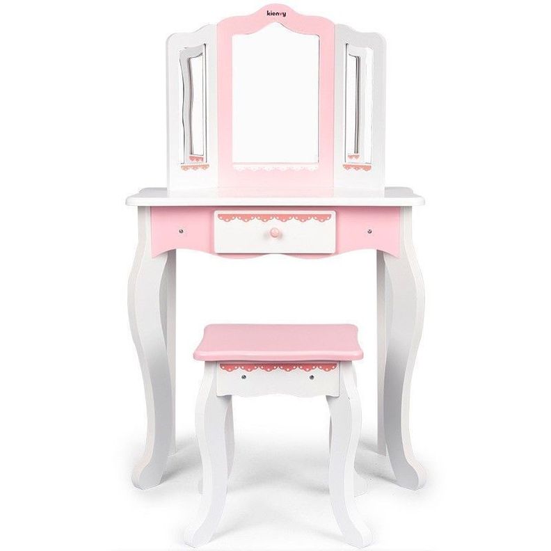 Tocador de madera para Princesas.-0