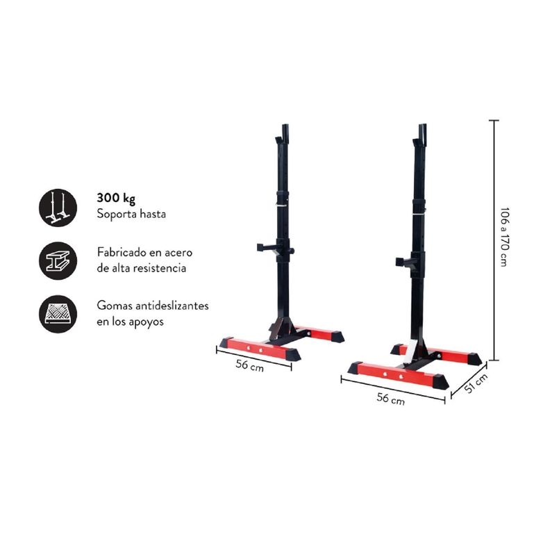 Squat Rack Multifunción 60 Pro Sentadillas - Press-1