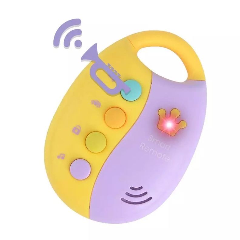LLavero mordedor para bebe con control remoto musical-2