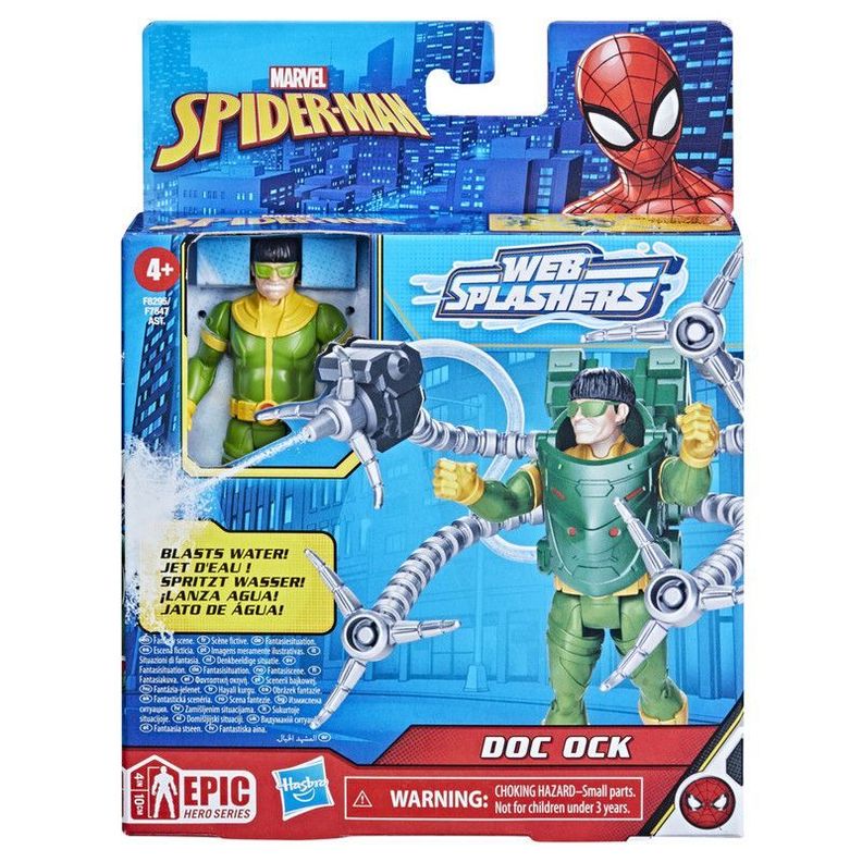 Figura de Acción Spider-Man Aqua Web Warriors Doc Ock-1