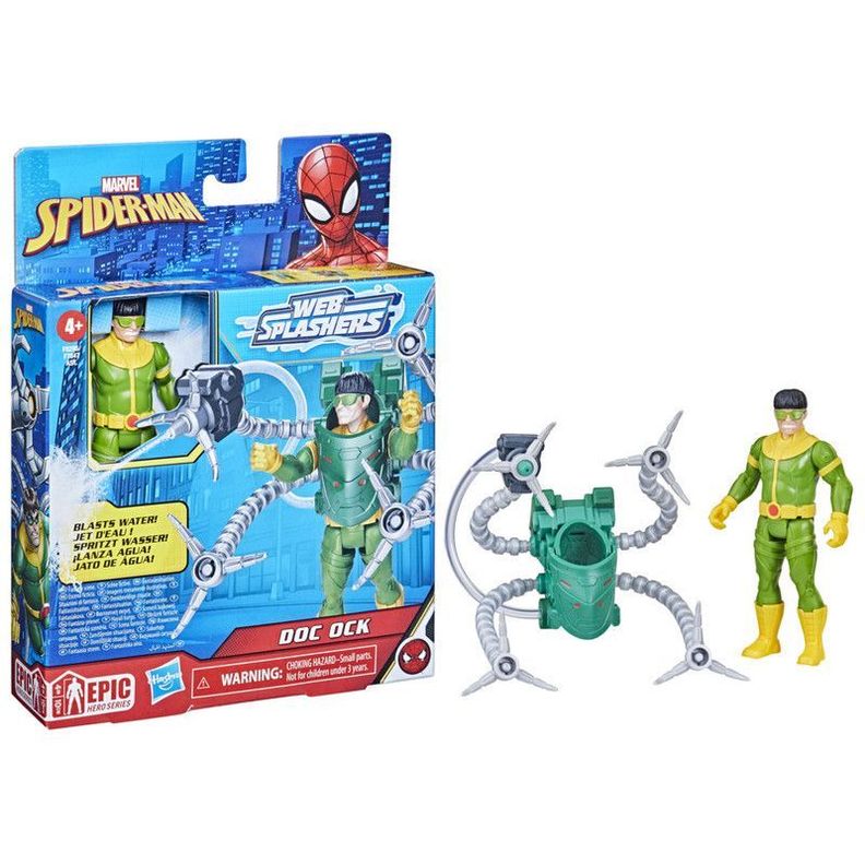Figura de Acción Spider-Man Aqua Web Warriors Doc Ock-2