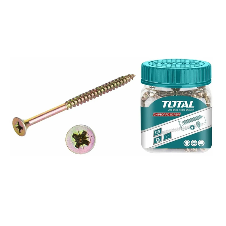 Tornillo Para Madera Aglomerado 5.0 X 100mm 60 Unds Total-1