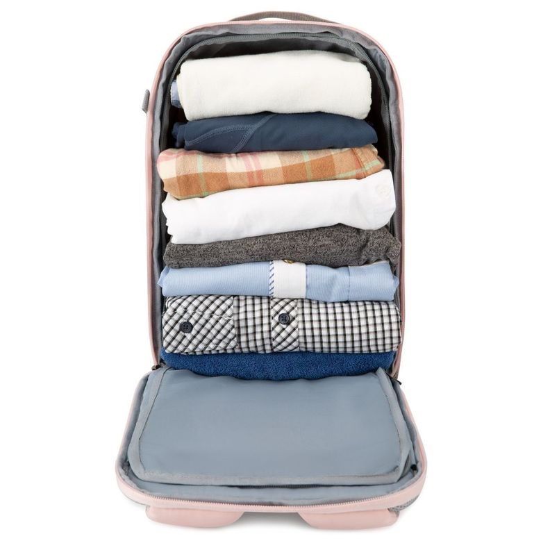 Bagsmart - Mochila para cámara y notebook de 13.3" - Rosado-4