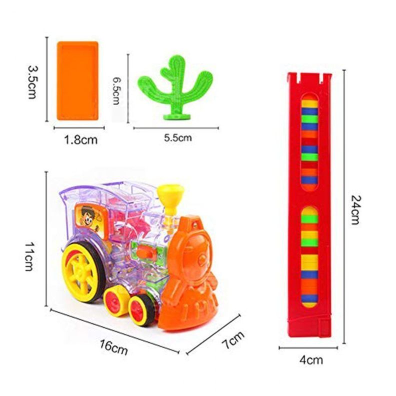 Tren Dominó Infantil con luz led 0906-49-5