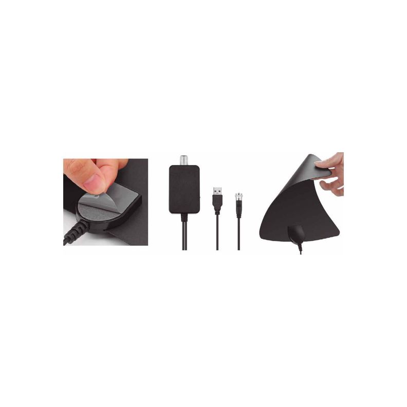 Antena Plana Tv Digital Señal Hd - Puntostore-1