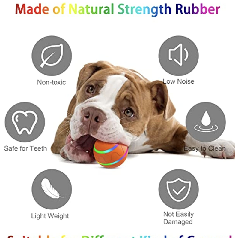 Pelota para Perros y Gatos Inteligente - Rosada-3