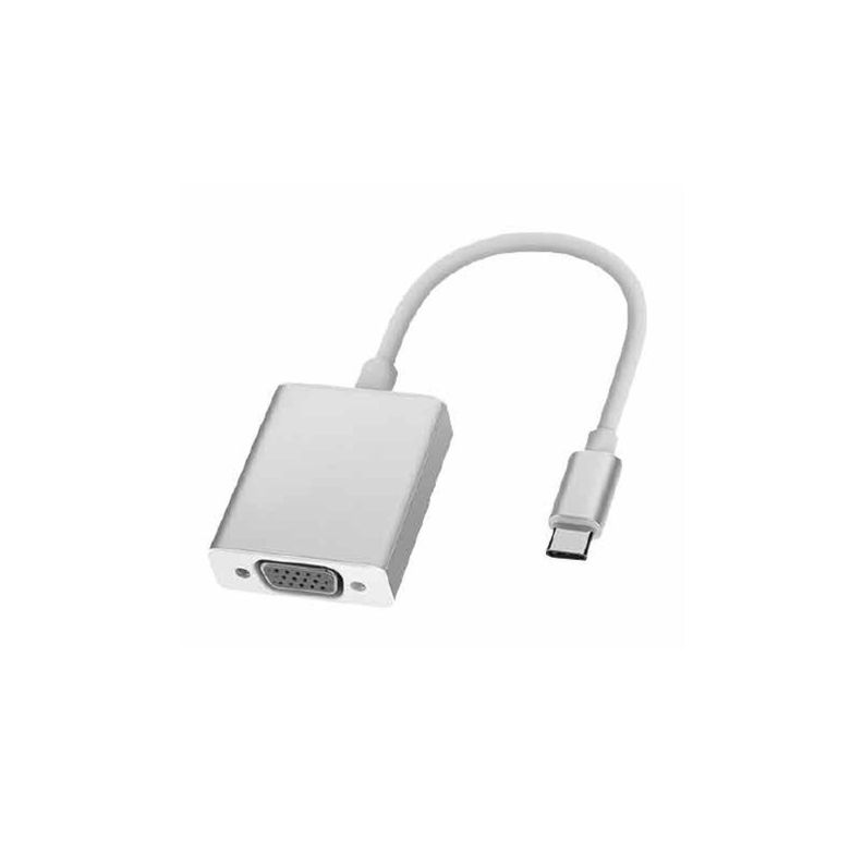 Adaptador USB Tipo C 3.1 A VGA 1080P Tecnolab-1