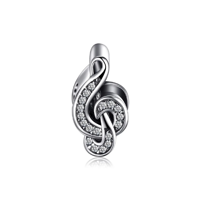 Charm Nota Musical en Plata Fina 925 SILVER HEART-0