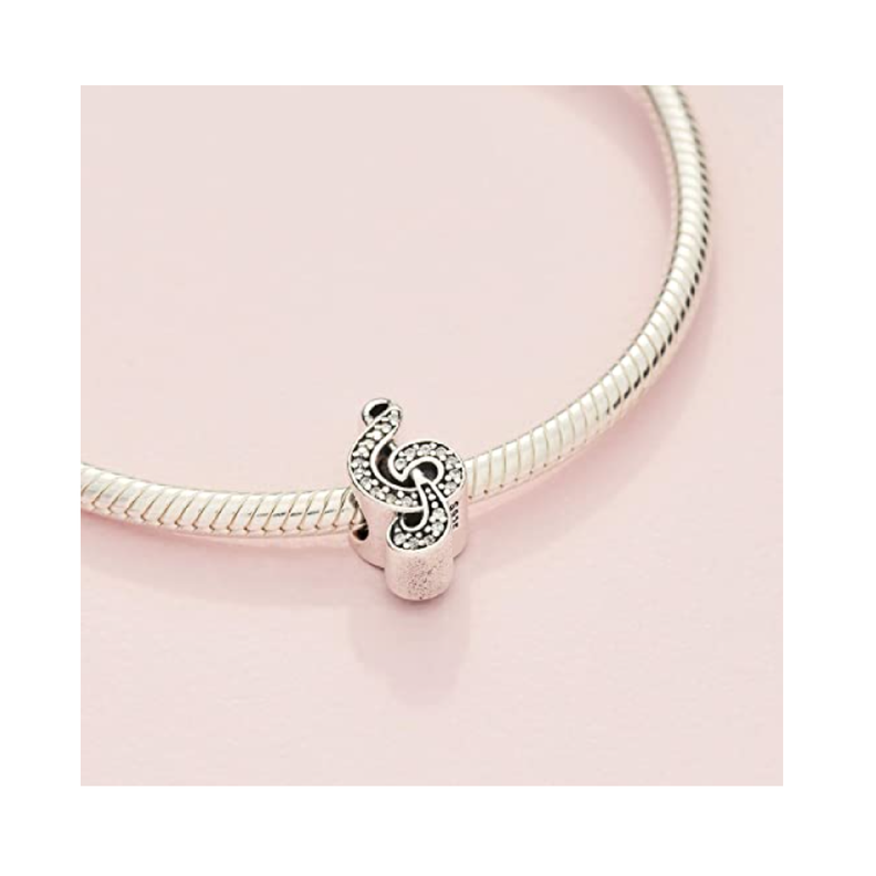 Charm Nota Musical en Plata Fina 925 SILVER HEART-2