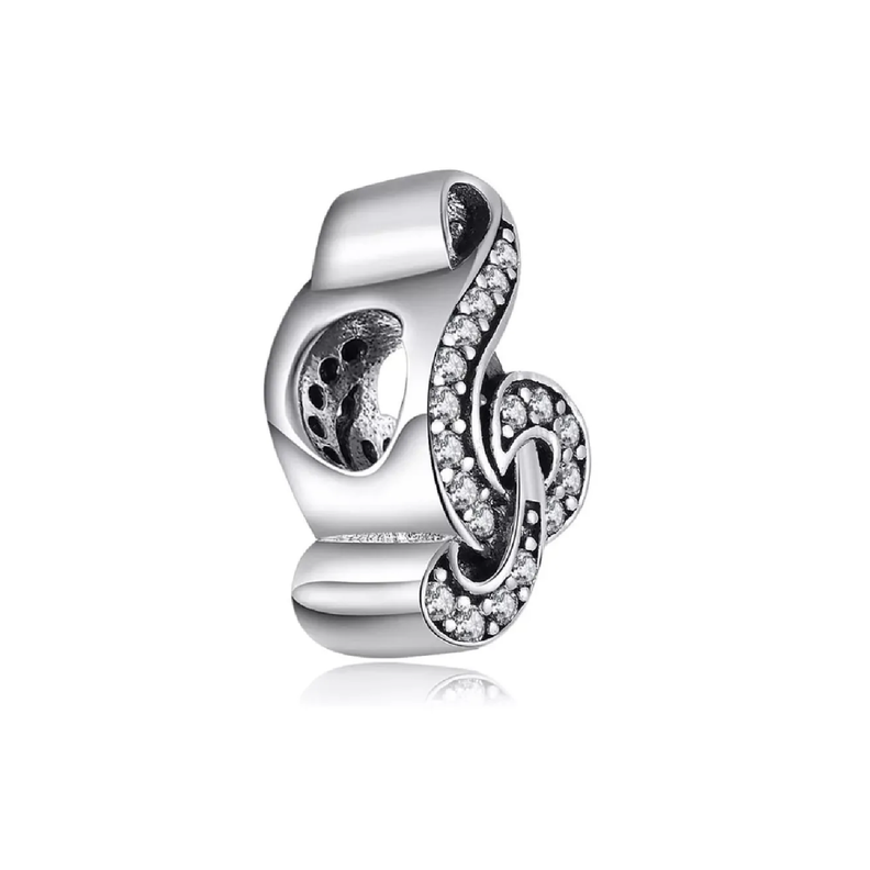 Charm Nota Musical en Plata Fina 925 SILVER HEART-1