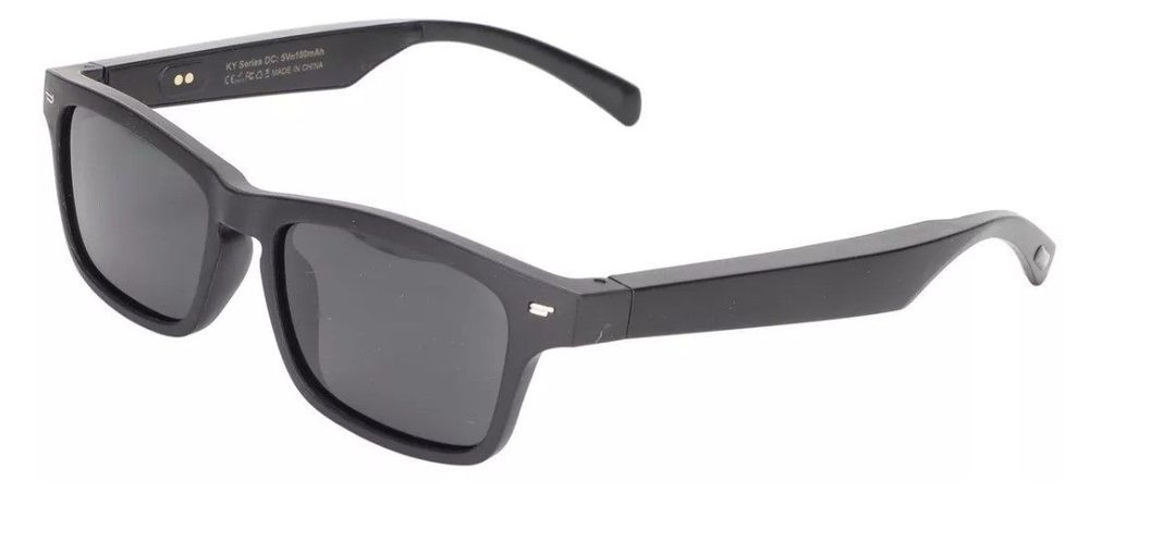 Lentes Audifonos Bluetooth Gafa Sol Microfono Negro