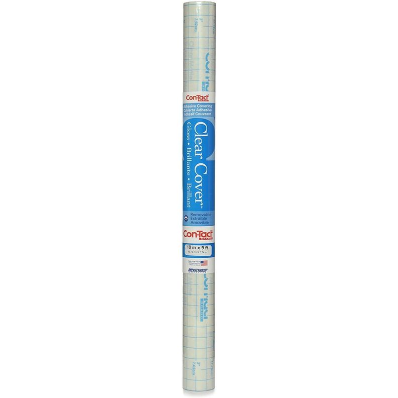 Pack 3 rollos Papel Adhesivo Transparente 274x45cm c/u-0