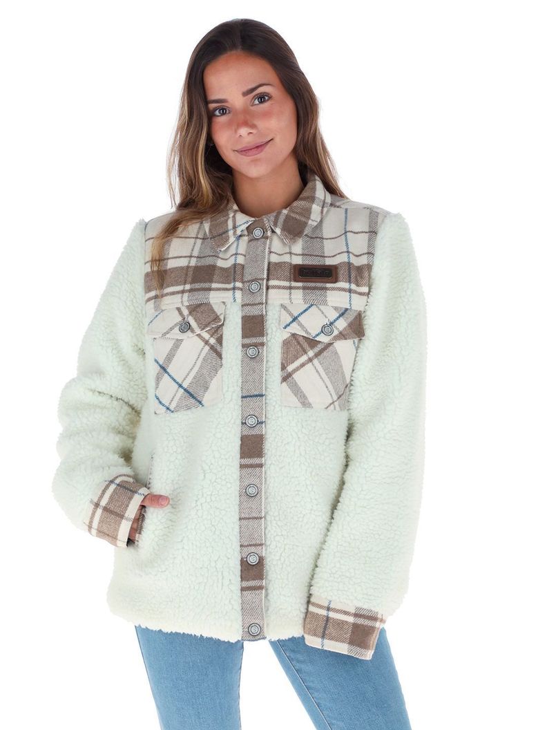 Chaqueta Gambosa Beige Mujer-0